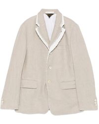 Comme des Garçons - Linen Single-Breasted Jacket - Lyst
