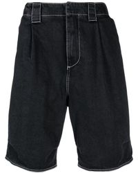 Sunnei - Knee-length Denim Bermuda Shorts - Lyst