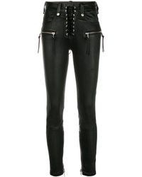 Unravel Project Skinny-Jeans mit Schnürung - Schwarz