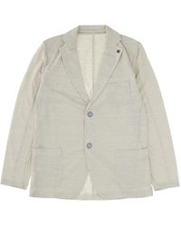 Gran Sasso - Linen Single-Breasted Blazer - Lyst