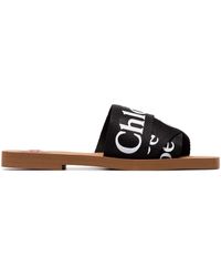 sandales plates chloe
