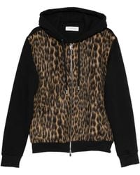 Lanvin - Animal-Pattern Zip Hoodie - Lyst