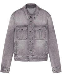 Versace - Light Cotton Denim Jacket - Lyst