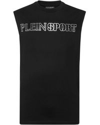 Philipp Plein - Logo-print Cotton Vest - Lyst