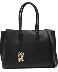 Secret Pon-pon - Leather Shoulder Bag - Lyst