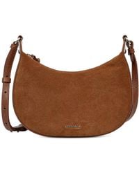 Coccinelle - Suede-Leather Shoulder Bag - Lyst