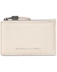 Brunello Cucinelli - Leather Credit Card Case - Lyst