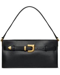 Nanushka - Mini Harmonica Buckle-Detail Shoulder Bag - Lyst