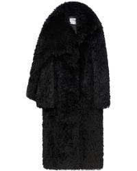 Courreges - Long Shearling Coat - Lyst