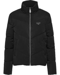 Philipp Plein - Long Sleeve Puffer Jacket - Lyst