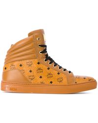 mcm high top shoes