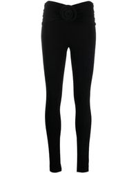 Magda Butrym - leggings With Floral Detail - Lyst