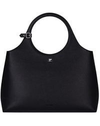 Courreges - Holy Day Leather Shoulder Bag - Lyst