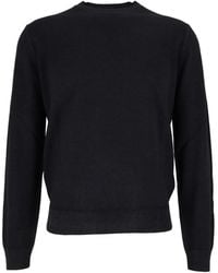 FILIPPO DE LAURENTIIS - Crew-Neck Wool Sweater - Lyst