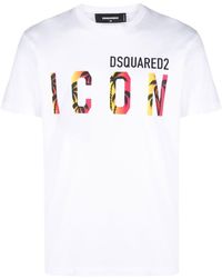 DSquared² - Icon Sunset T-shirt White - Lyst