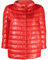 Herno - Quilted Padded Down Jacket - Lyst
