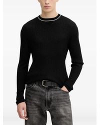 ARMANI EXCHANGE - Ribbed-Knit Sweater - Lyst