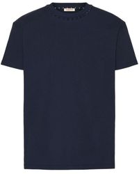 Valentino Garavani - Untitled T-Shirt mit Nieten - Lyst