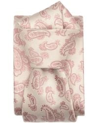 Elizabetta - Cravate Colombo À Motif Cachemire En Jacquard - Lyst