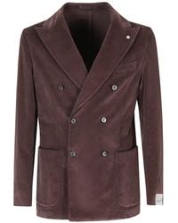 L.B.M. 1911 - Blazer Côtelé À Boutonnière Croisée - Lyst