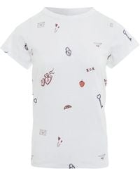 Rag & Bone - Valentines Graphic-Print T-Shirt - Lyst