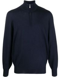 Brunello Cucinelli - Pullover mit Reißverschluss - Lyst