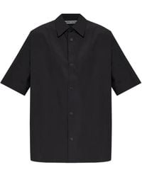 Alexander Wang - Perforated-Logo Short-Sleeve Shirt - Lyst