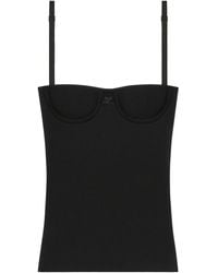 Courreges - Haut À Détail De Laçage - Lyst