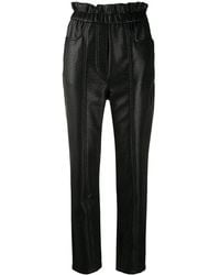 Philosophy Di Lorenzo Serafini - Faux-Leather Slim Trousers - Lyst