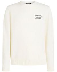 KARL LAGERFELD - Côte D'Azur Logo-Embroidered Sweater - Lyst