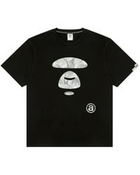 Aape By A Bathing Ape - Moonface Camo-Print T-Shirt - Lyst