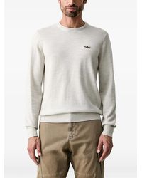 Aeronautica Militare - Haut En Maille Fine À Logo Brodé - Lyst