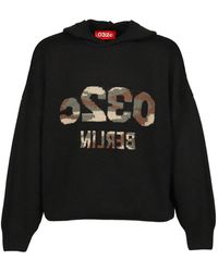 032c - Hoodie Selfie À Motif Camouflage En Intarsia - Lyst