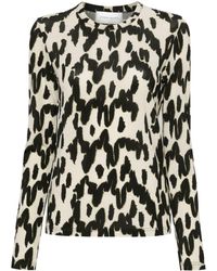 Christian Wijnants - Abstract-print Long-sleeve T-shirt - Lyst