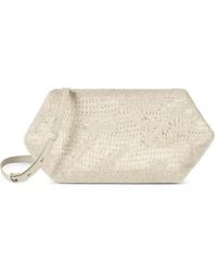 Brunello Cucinelli - Dazzling Water Lillies Knit Pouch Bag - Lyst