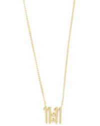 CAPSULE ELEVEN - 11:11 Pendant Necklace - Lyst