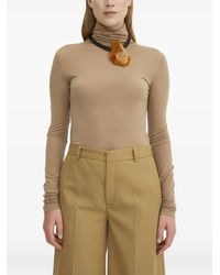 Rodebjer - Kena Top Met Col En Lange Mouwen - Lyst