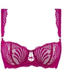 Aubade - Rythm Of Desire Lace-Embroidered Bra - Lyst