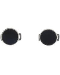 BOSS - Boutons De Manchette Ronds Bordés De Corde - Lyst
