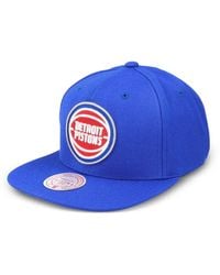 Mitchell & Ness - Nba Team Ground 2.0 Detroit Pistons Snapback Cap - Lyst