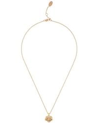 Juicy Couture - Crystal-Embellished Heart-Pendant Necklace - Lyst