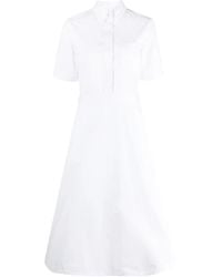 Thom Browne - A-line Cotton Shirt Dress - Lyst