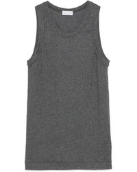 Brunello Cucinelli - Monili-Detail Tank Top - Lyst