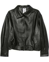 S.W.O.R.D - Belted High-Neck Jacket - Lyst