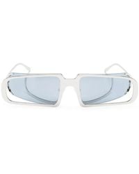 Henrik Vibskov - Sonnenbrille Mit Oversized-Gestell - Lyst
