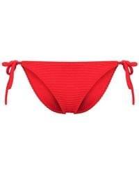 Calvin Klein - Ribbed-Knit Bikini Bottoms - Lyst