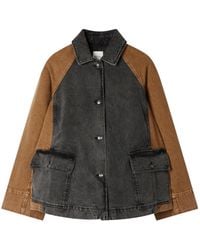 Paul Smith - Contrast Denim Jacket - Lyst
