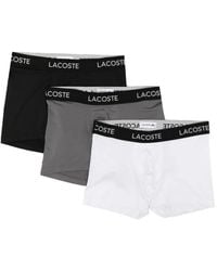 Lacoste - Logo-Waistband Boxer Briefs (Set Of Three) - Lyst