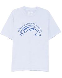 Melt - Fish-Print T-Shirt - Lyst