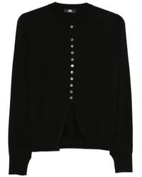 Alpha Studio - Button-Up Crew-Neck Cardigan - Lyst
